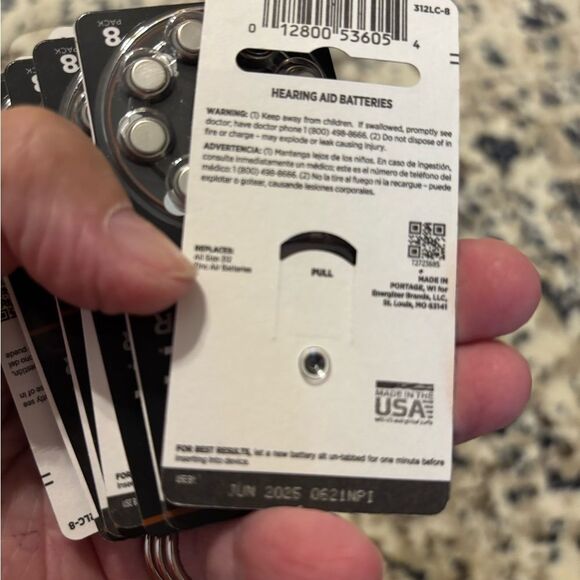 Rayovac Hearing Aid Batteries Size 312 (June 2025) - Picture 2 of 4